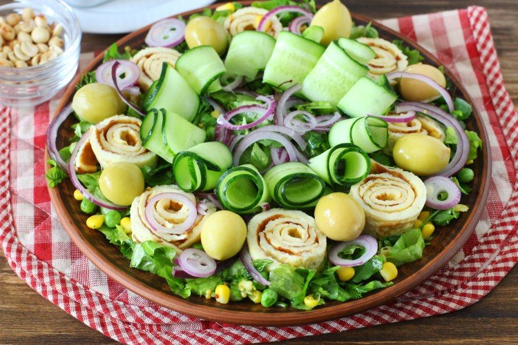 Pfannkuchen-Salat „Bohemia“