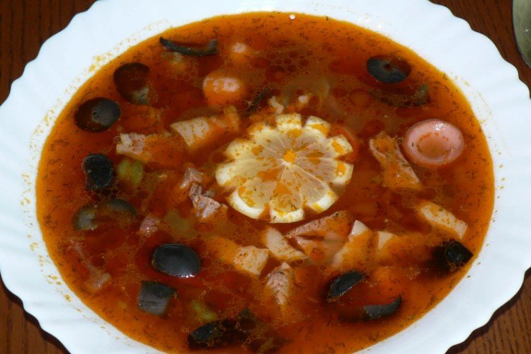 Solyanka with Sausage in a Multicooker
