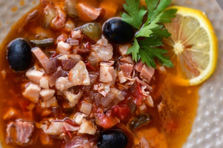 Meat Solyanka with Turnips