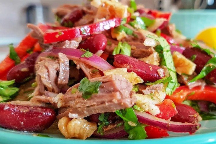 Tbilisi Salad with Beans and Corn