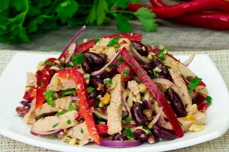 Tbilisi Salad with Chicken