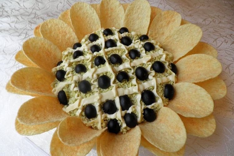 „Sonnenblumen“-Salat ohne Fleisch