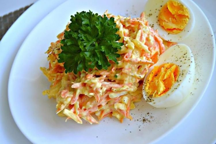 Ensalada francesa con pavo
