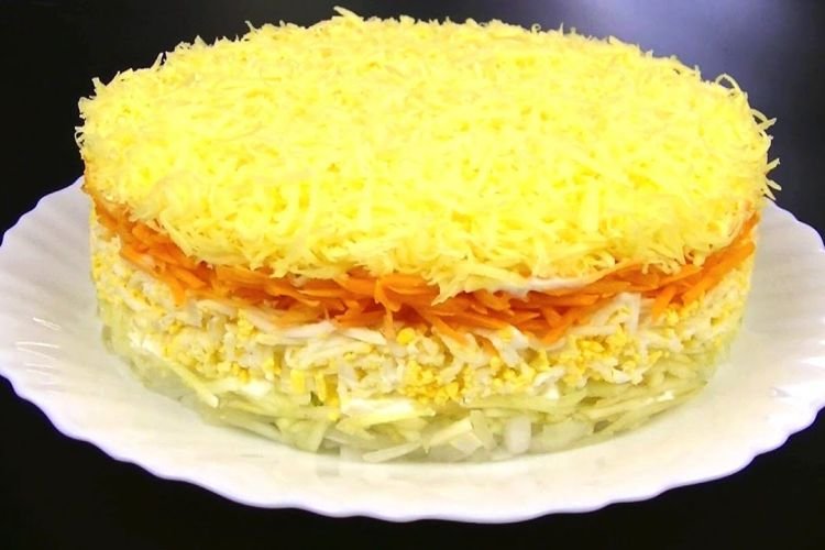 Ensalada «Francesa» con zanahoria coreana
