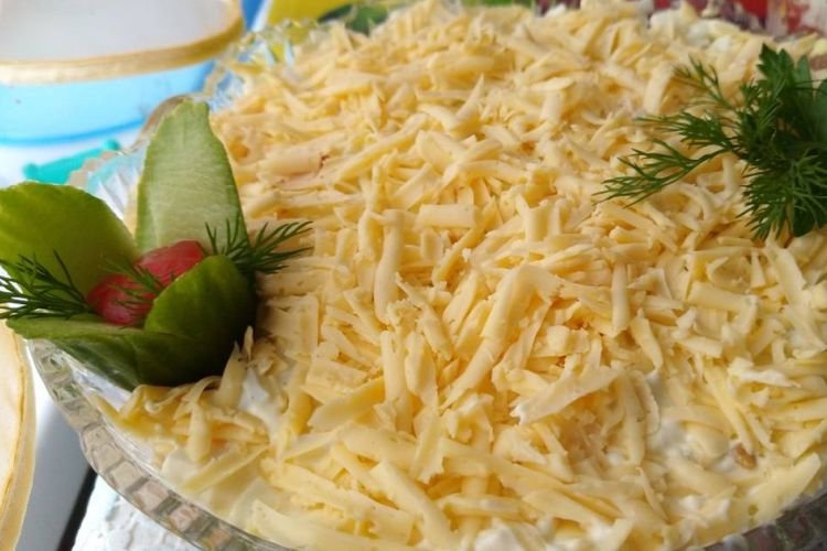Ensalada francesa con carne de res
