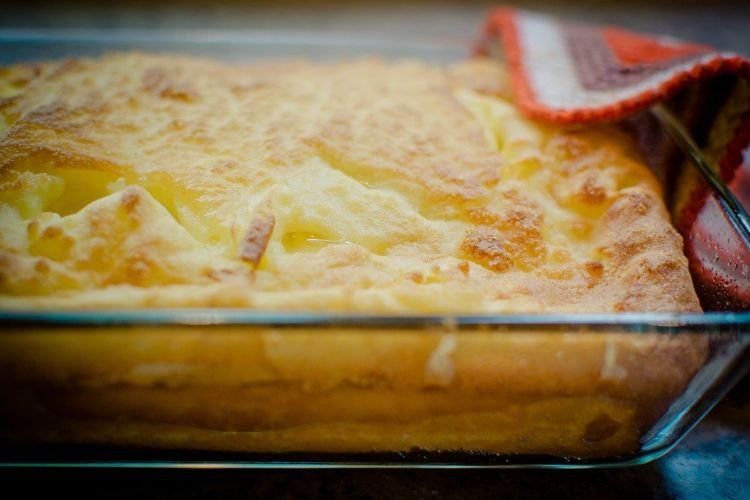Omelet with Flour and Nutmeg in the Oven