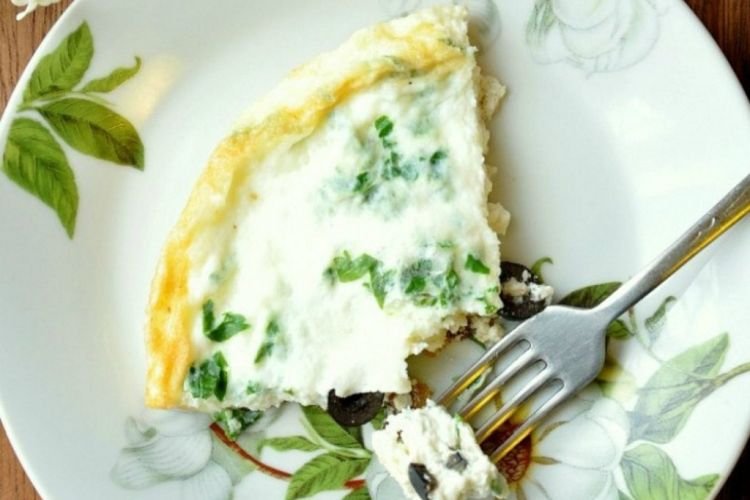Egg White and Cheese Omelet in the Oven