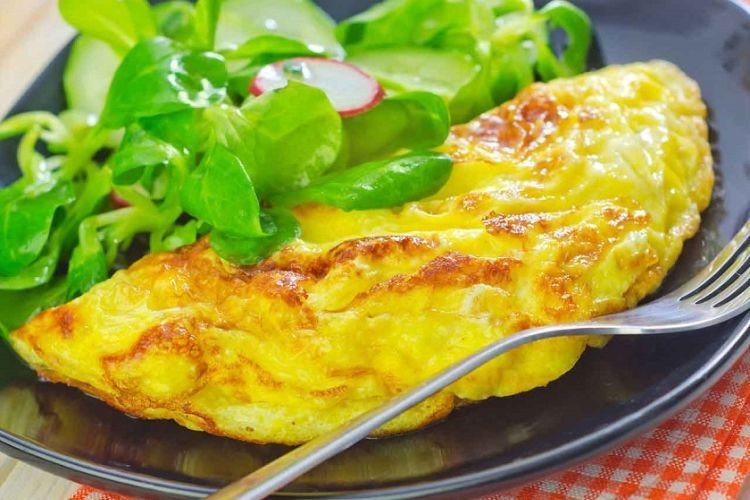 Cheese Omelet in the Oven