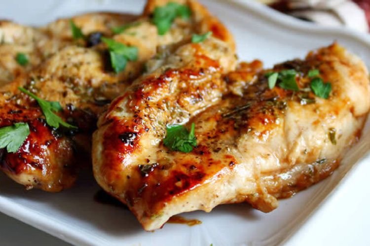Pechuga de pollo picante al horno