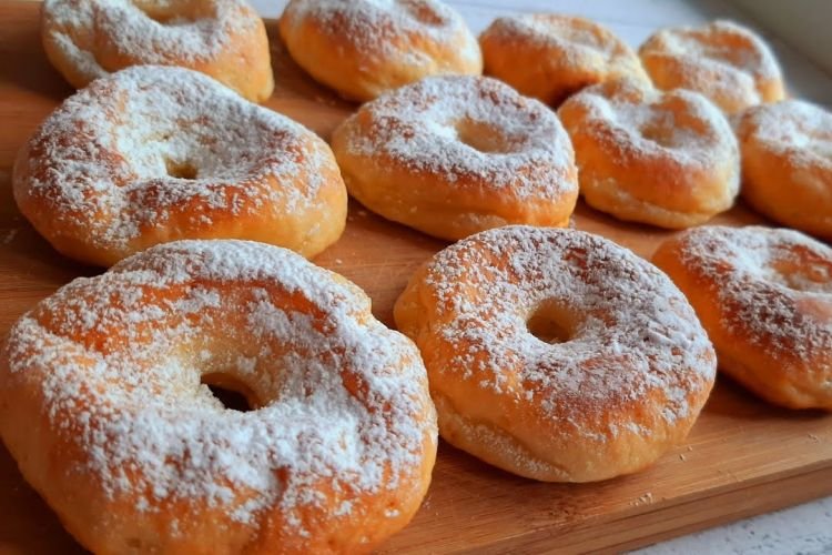 Donas esponjosas al horno