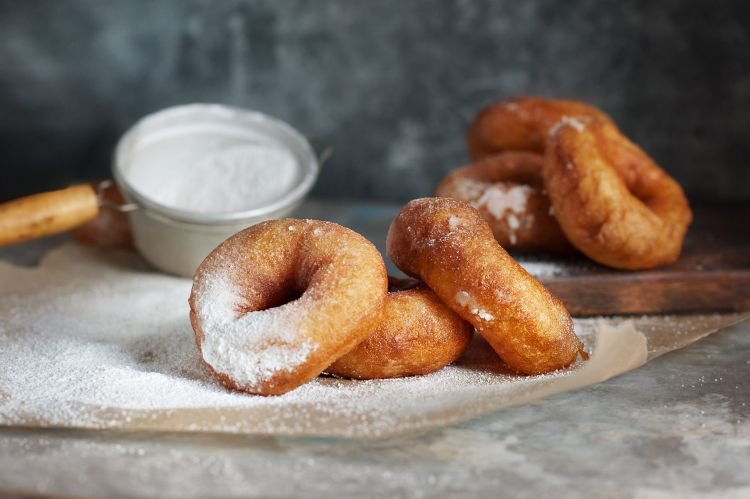Donas con suero de leche