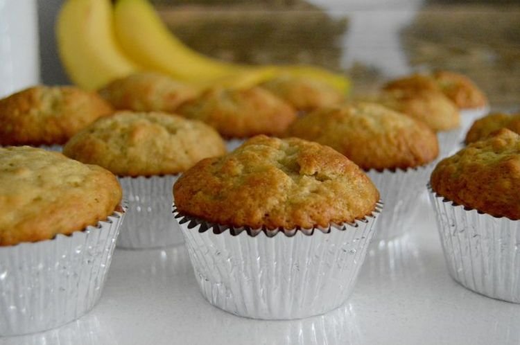 Bananen-Cupcakes