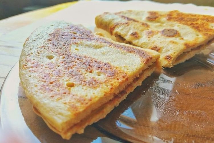 Panqueque de avena con kéfir