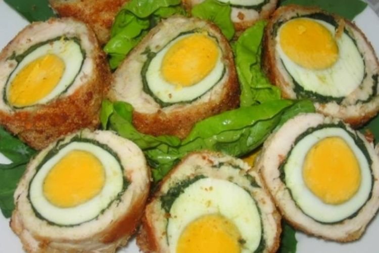 Hähnchenroulade „Pfauenauge“