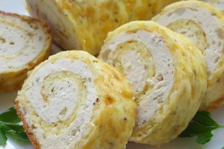 Hähnchenroulade mit Kartoffelpüree