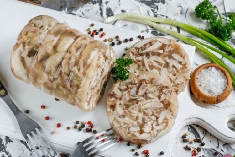 Hähnchenroulade in der Flasche