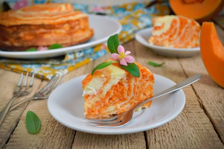 Kürbis-Quark-Kuchen