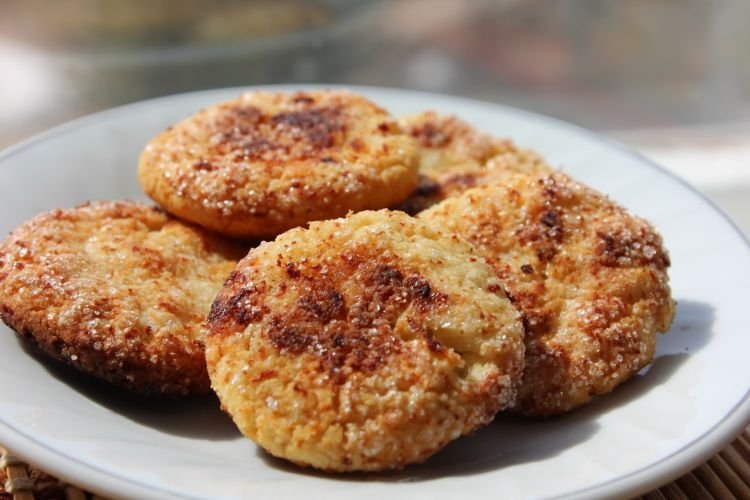 Quarkkekse mit Äpfeln