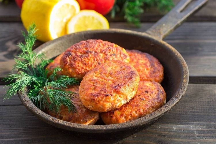 Gesunde Lachs-Frikadellen