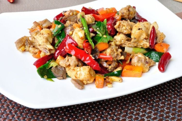 Huhn mit Gemüse