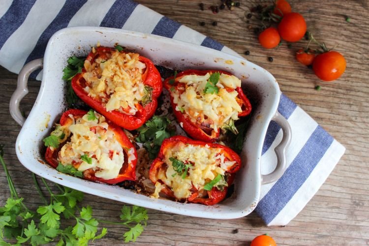 Gefüllte Paprika (gesund)