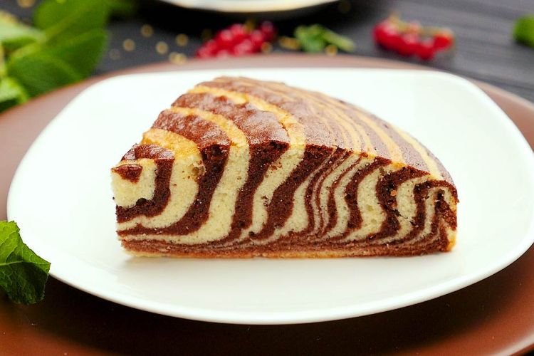 Zebra Cake on Kefir