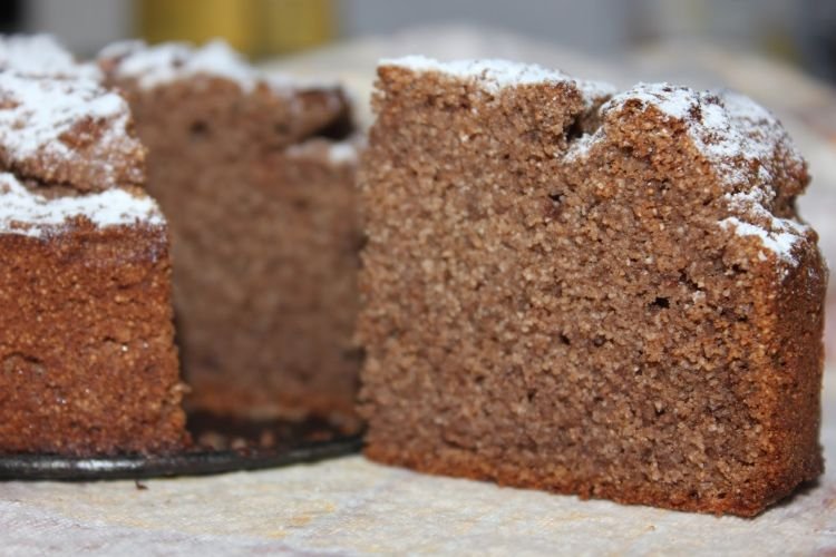 Healthy Chocolate Semolina Cake