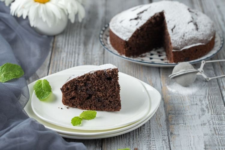 Schokoladen-Grießkuchen