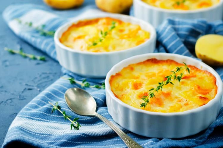 Gratinado de calabaza y patata