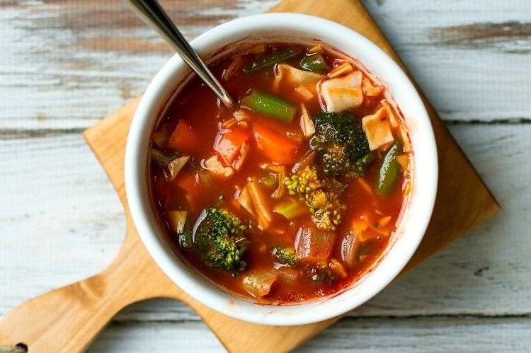 Tomato Soup with Vegetables