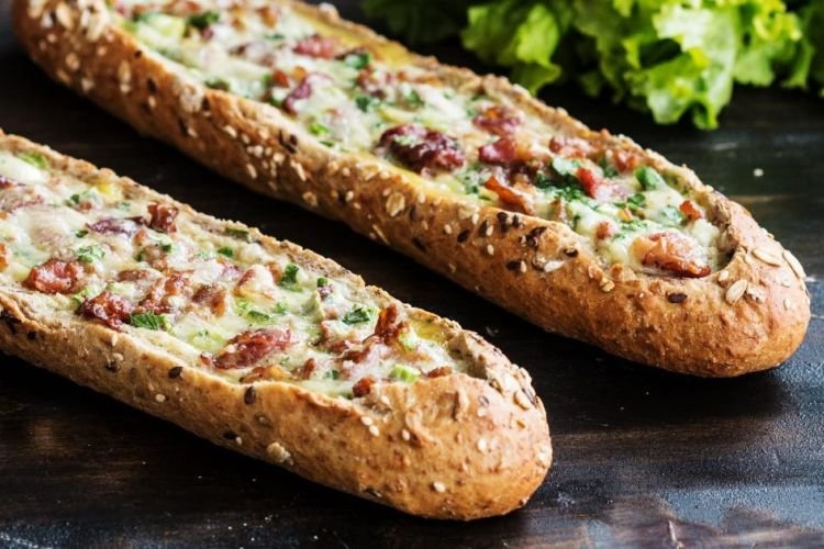 Baguette rellena