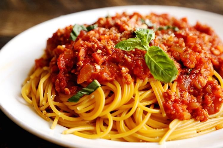 Pasta con carne picada