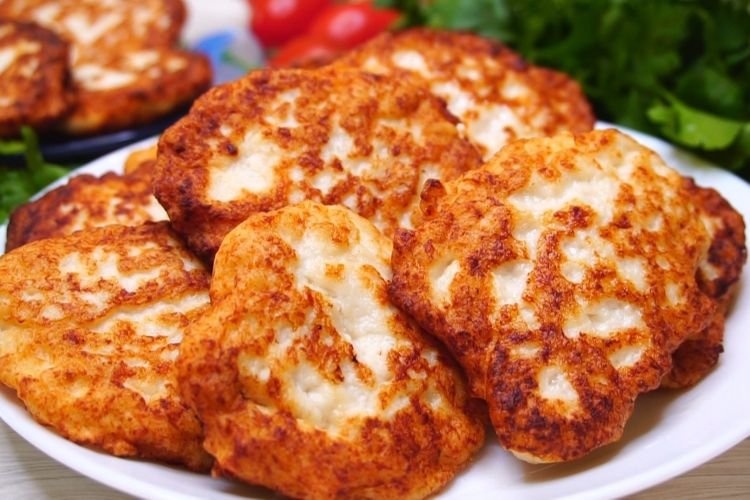 Tortitas de carne picada y kéfir