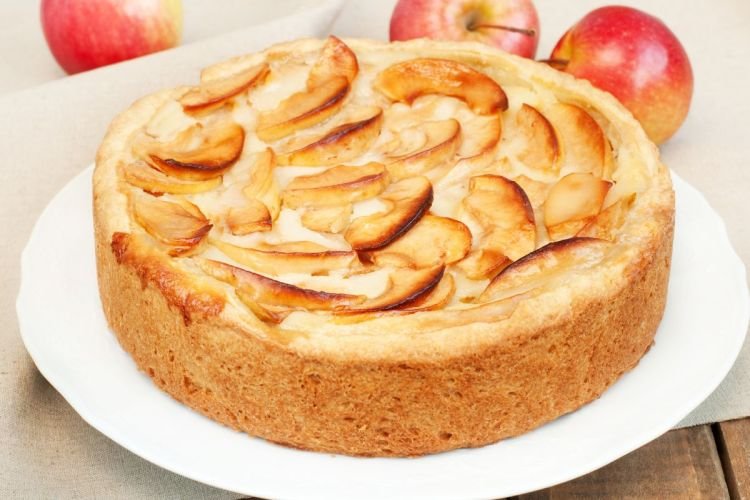 Veganer Apfel-Charlotte
