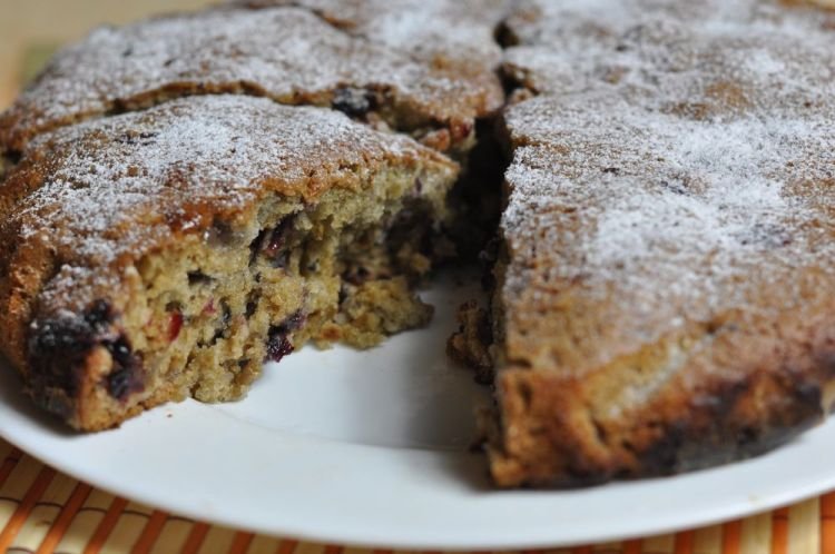 Veganer Kuchen mit Marmelade