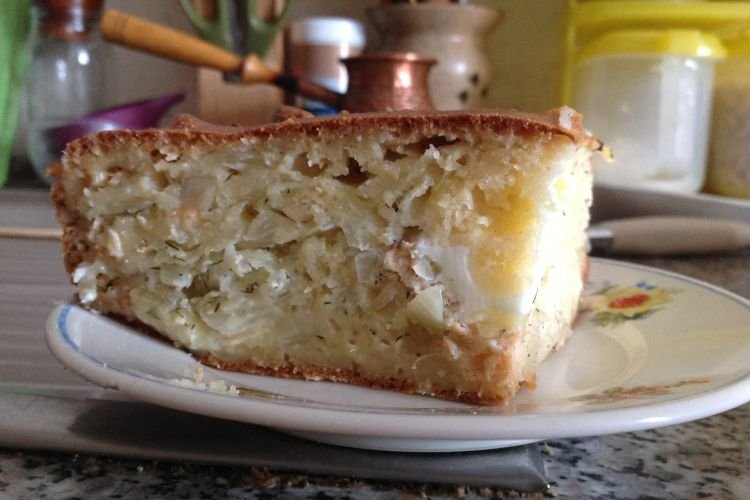 Gedeckter Kohlkuchen