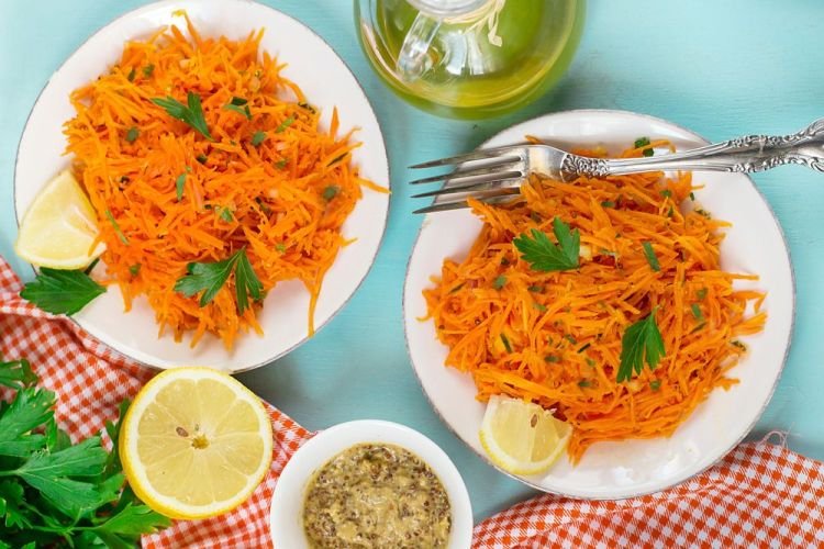 Karottensalat mit Honig