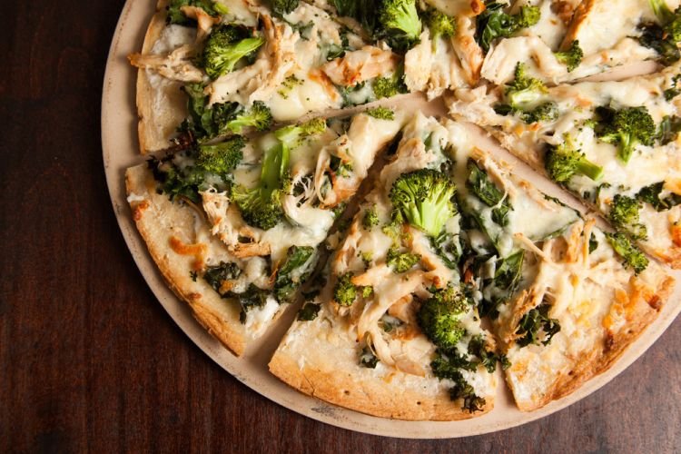 Skillet Pizza with Broccoli