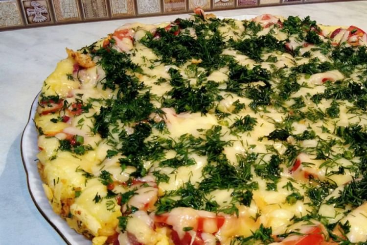 Skillet Pizza with Hunter's Sausages