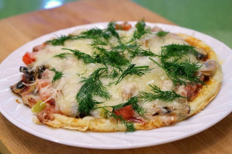 Quick Pizza without Mayonnaise