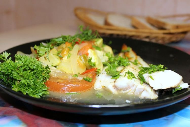 Pollock with Vegetables