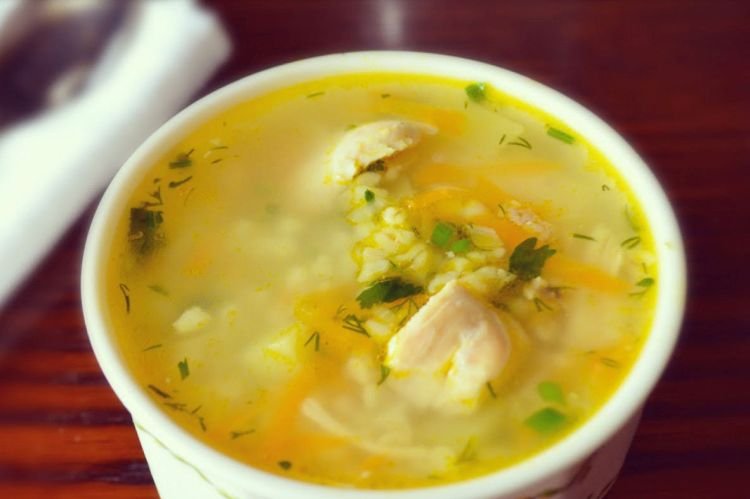 Chicken Soup with Bulgur