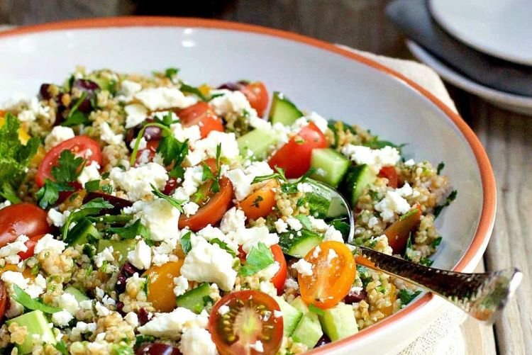 Bulgur and Feta Salad