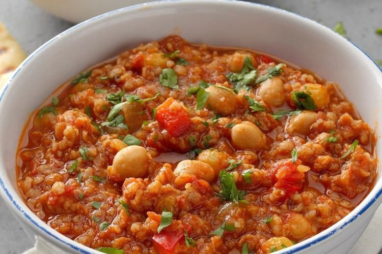 Bulgur Pilaf with Chickpeas