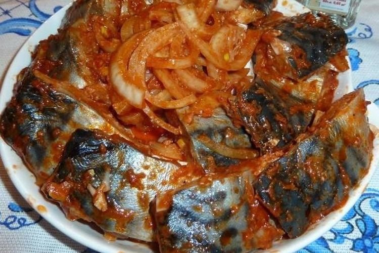 Marinierte Makrele nach koreanischer Art