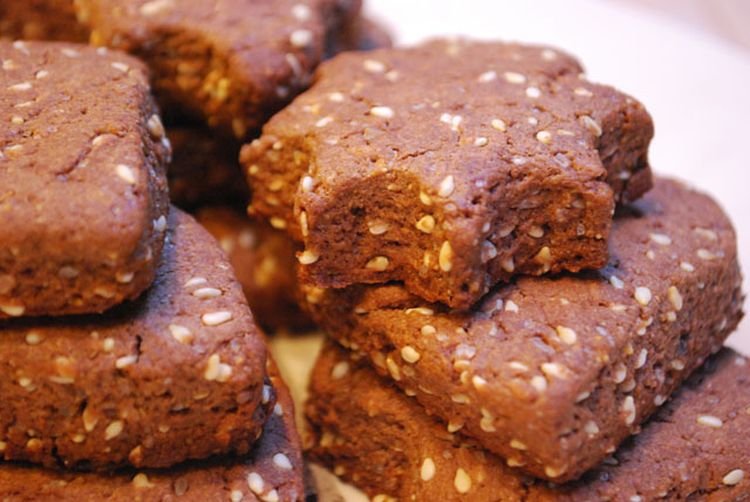 Galletas de chocolate con sémola de maíz