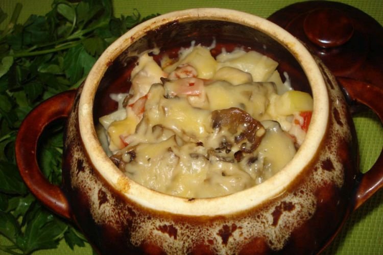French-Style Meat in Pots