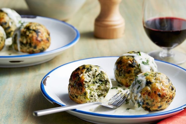 Albóndigas de pavo con espinacas