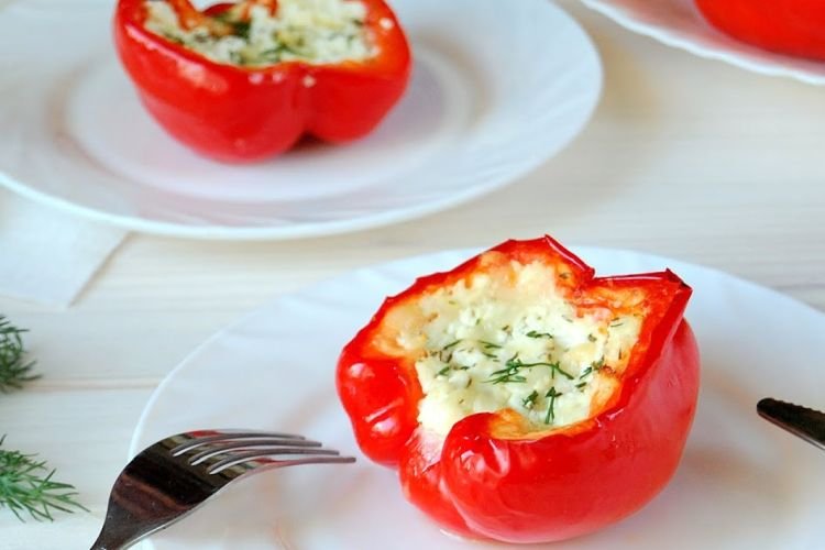 Paprika mit Quark