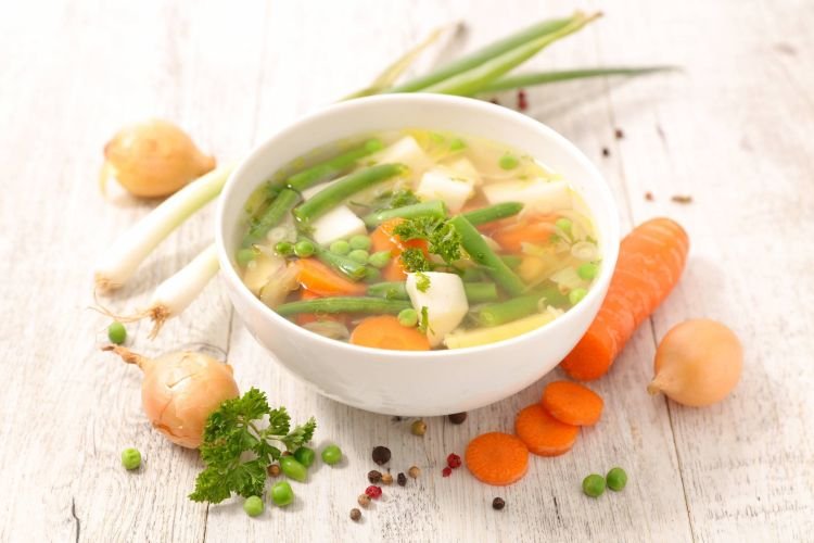 Vegetable Soup without Sautéing